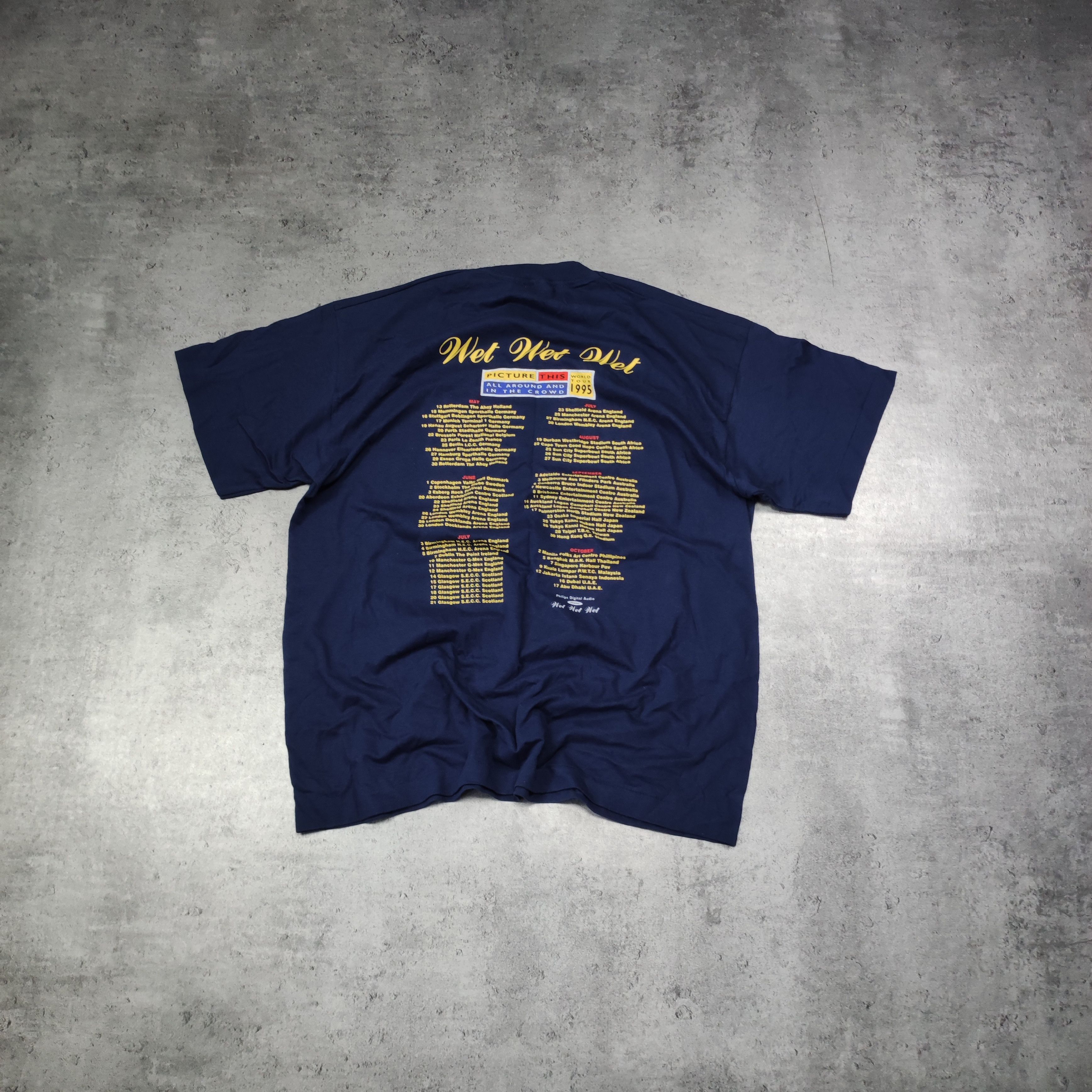 Band Tees × Vintage Vintage OG 1995 Wet Wet Wet Picture This Tour Promo Tee Size US XL / EU 56 / 4 - 2 Thumbnail