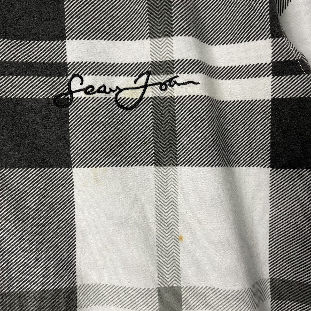 Sean John Sean John Plaid Full Zip Short Sleeve Jacket Shirt Size US XL / EU 56 / 4 - 3 Thumbnail