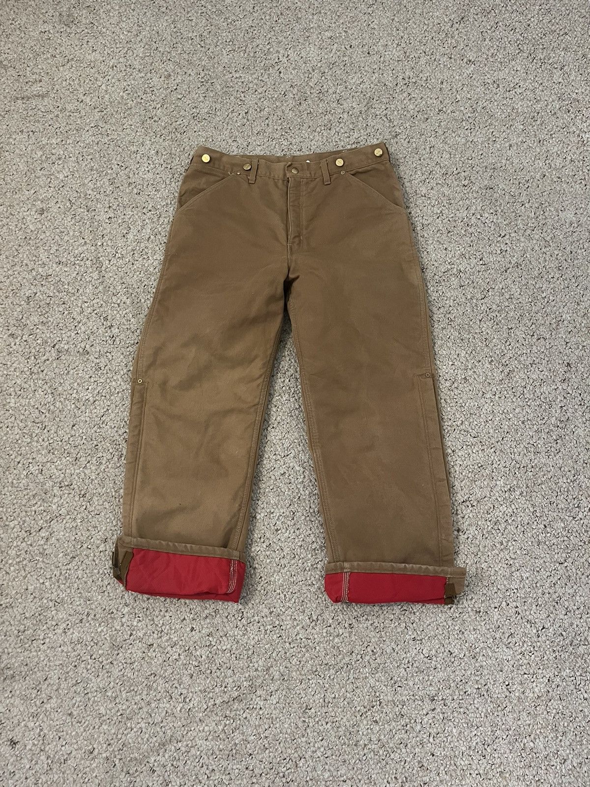 Carhartt Quilted Lined Canvas Work Pant
