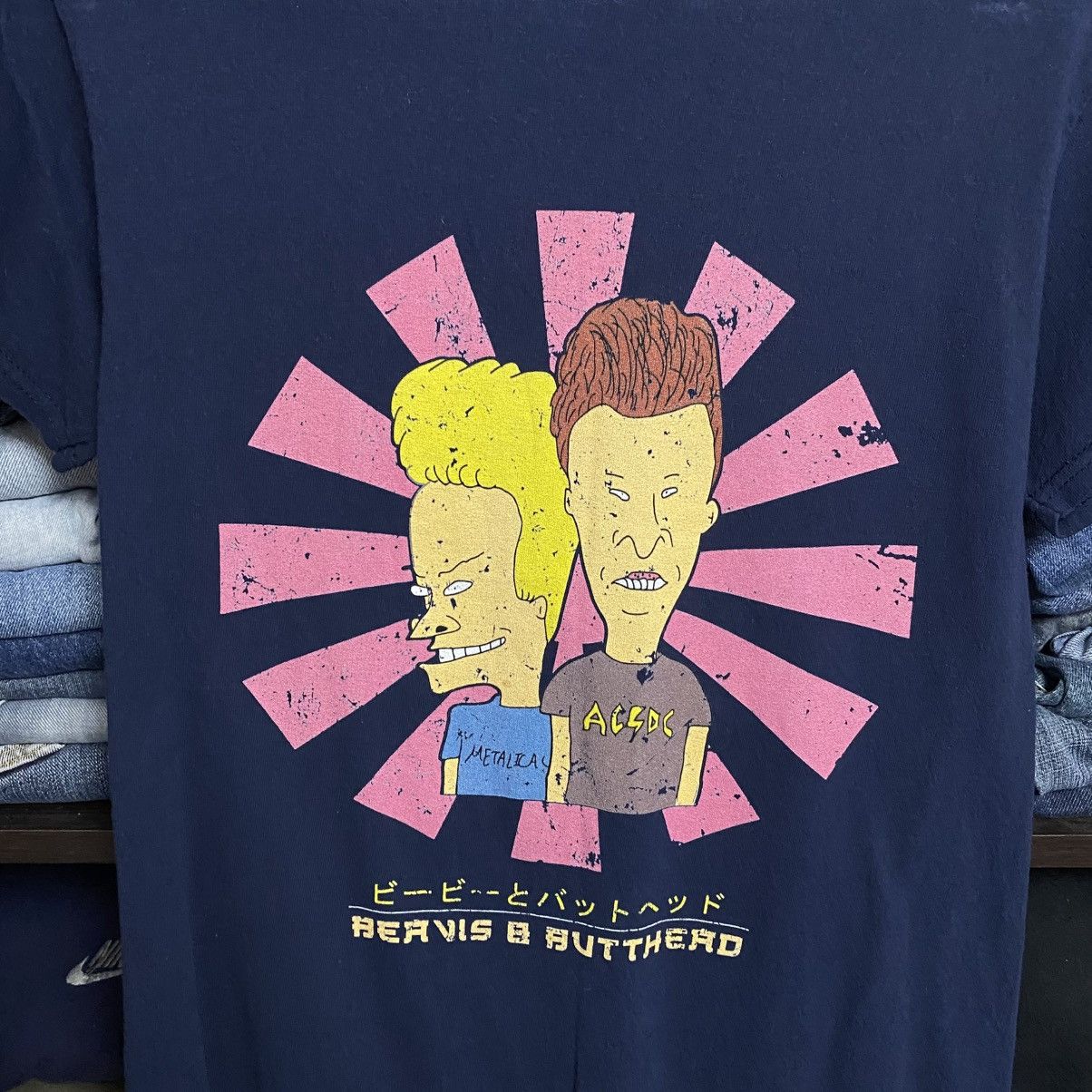 Cartoon Network Vintage Beavis and Butthead Big Logo Cartoon tee size XS Size US XS / EU 42 / 0 - 2 Thumbnail