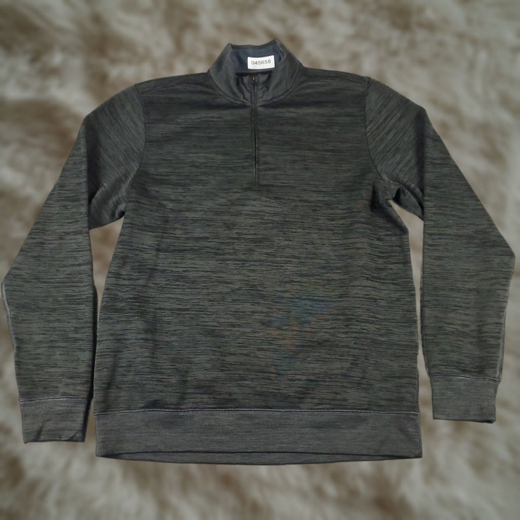 Under Armour Under Armour Sweater Mens Medium Gray 1/4 Zip Pullover Sweatshirt Size US M / EU 48-50 / 2 - 1 Thumbnail