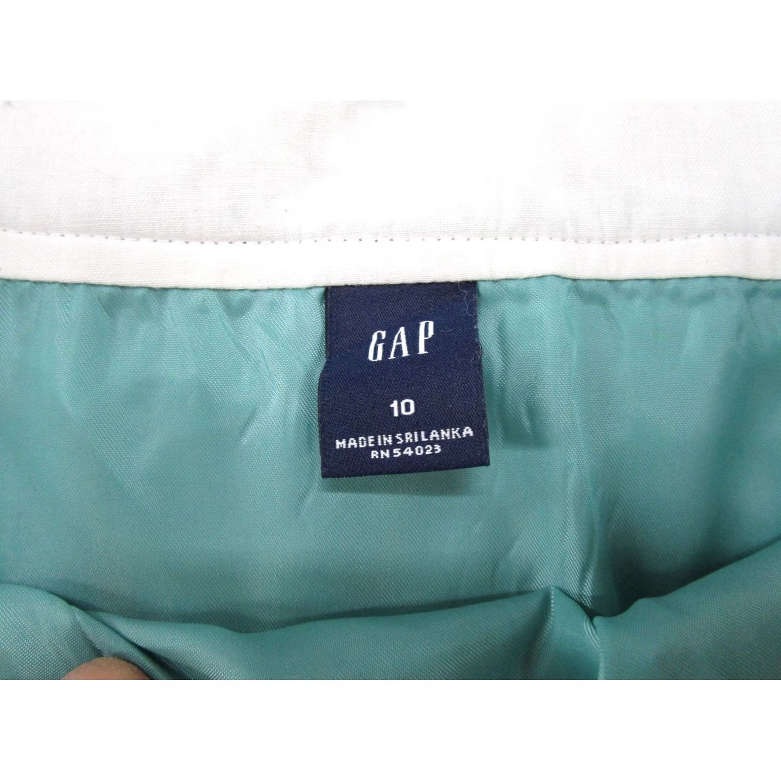Gap VINTAGE Gap Teal Blue Mini Wool Skirt Size 10 Preppy Style Women Short Lined Spring Fall Mens Womens Size 32" / US 10 / IT 46 - 2 Thumbnail