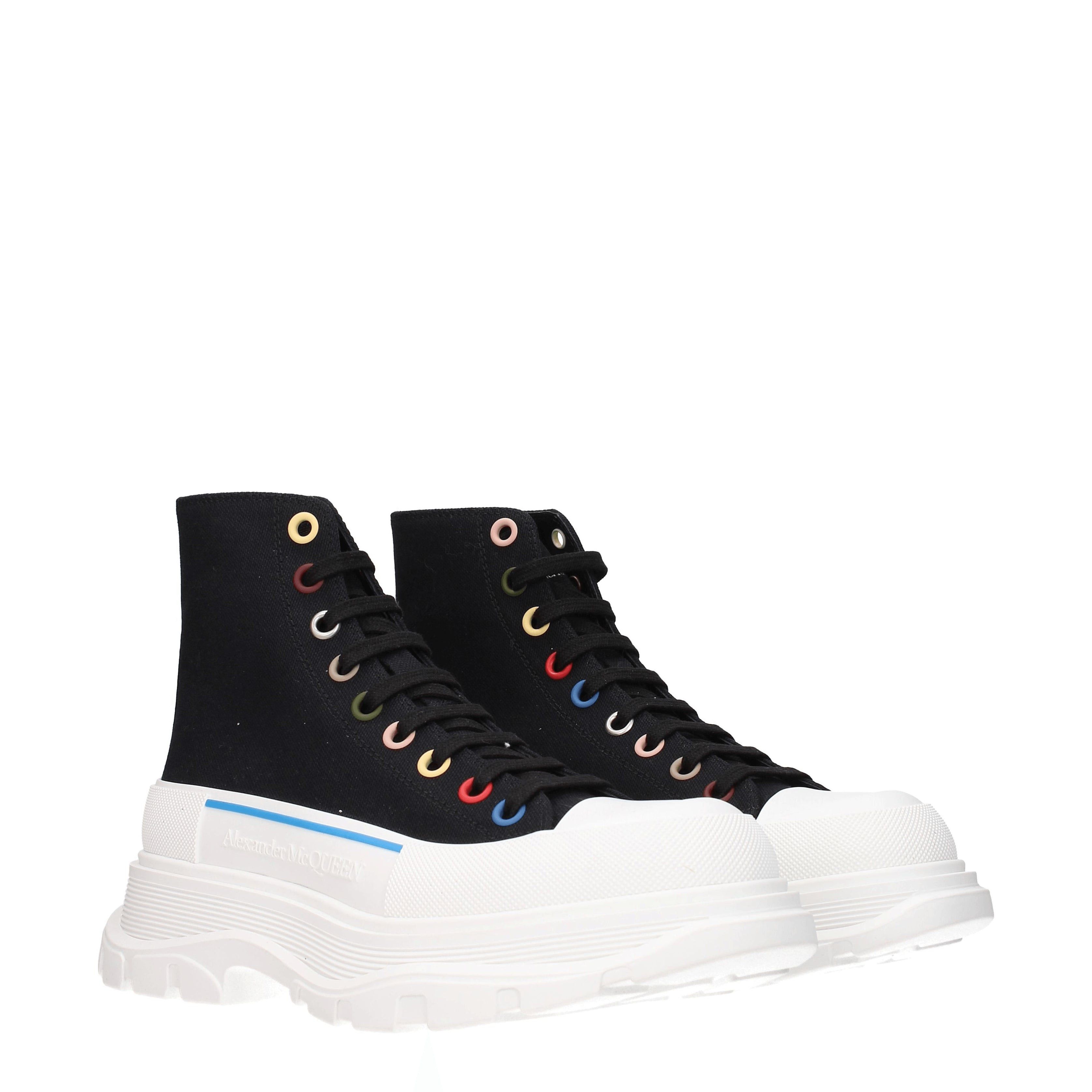 Alexander McQueen Ankle Boots in Textile Size US 7 / EU 40 - 1 Thumbnail