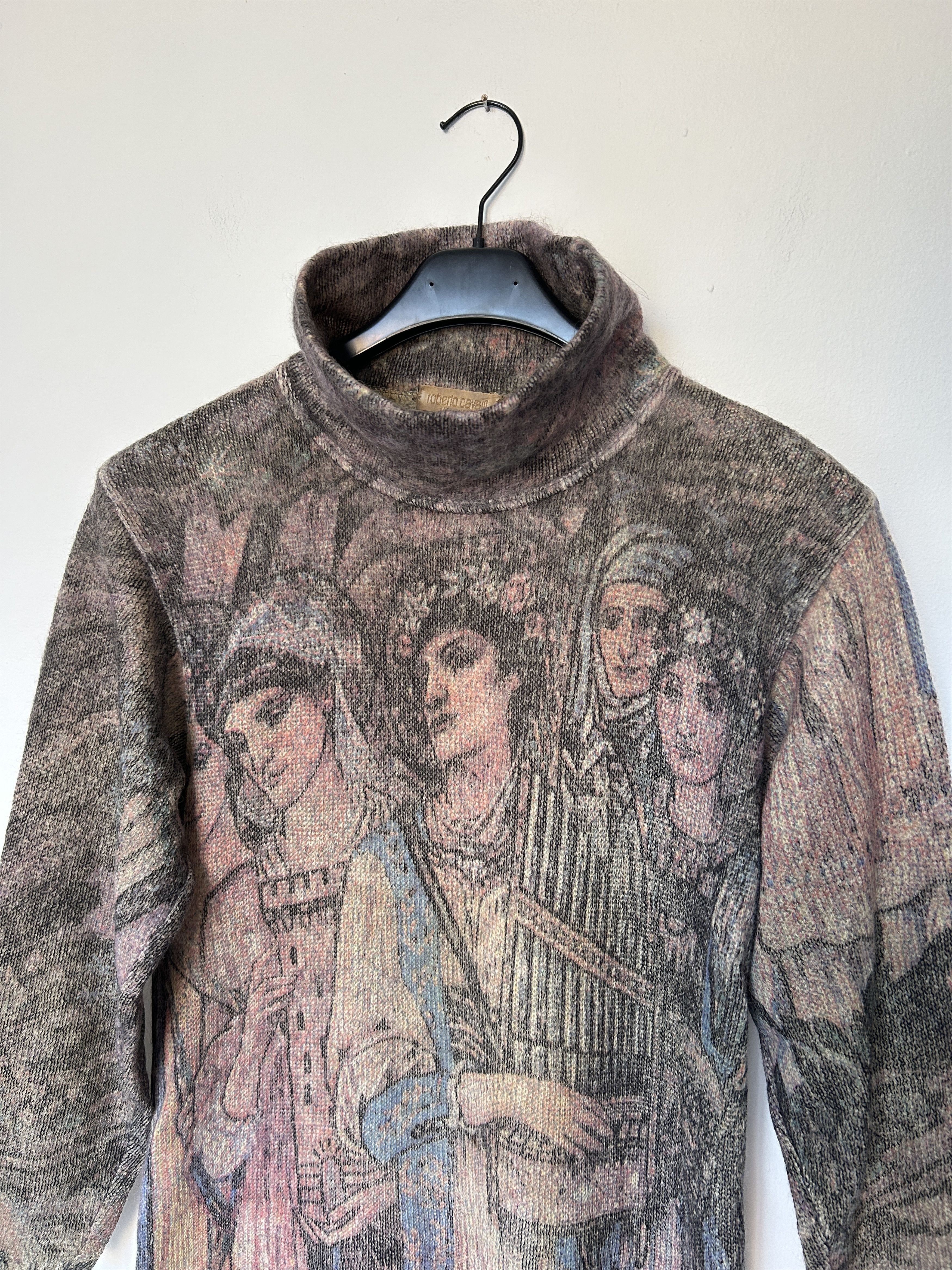 Roberto Cavalli Roberto Cavalli Mohair Iconic Archive Sweatshirt Rare Size US M / EU 48-50 / 2 - 2 Thumbnail