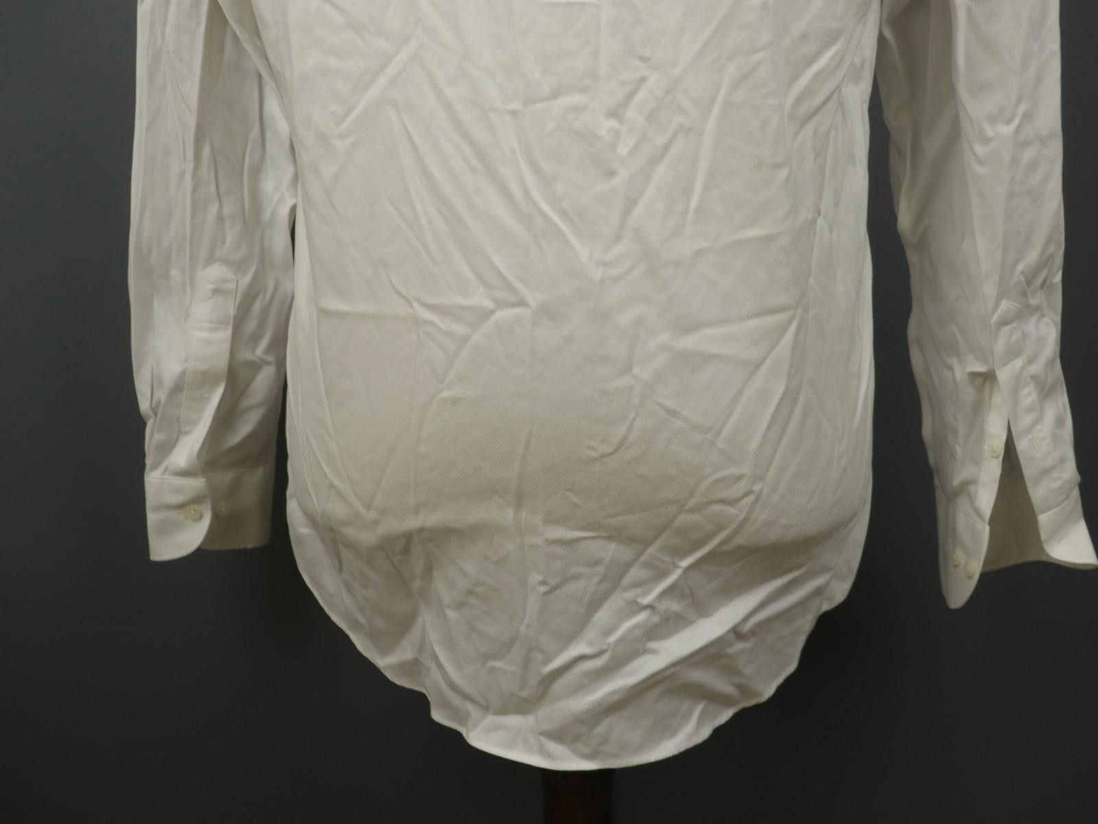 Suitsupply Suitsupply White Cotton Collared Slim Dress Shirt Size 40 Size 38R - 10 Thumbnail