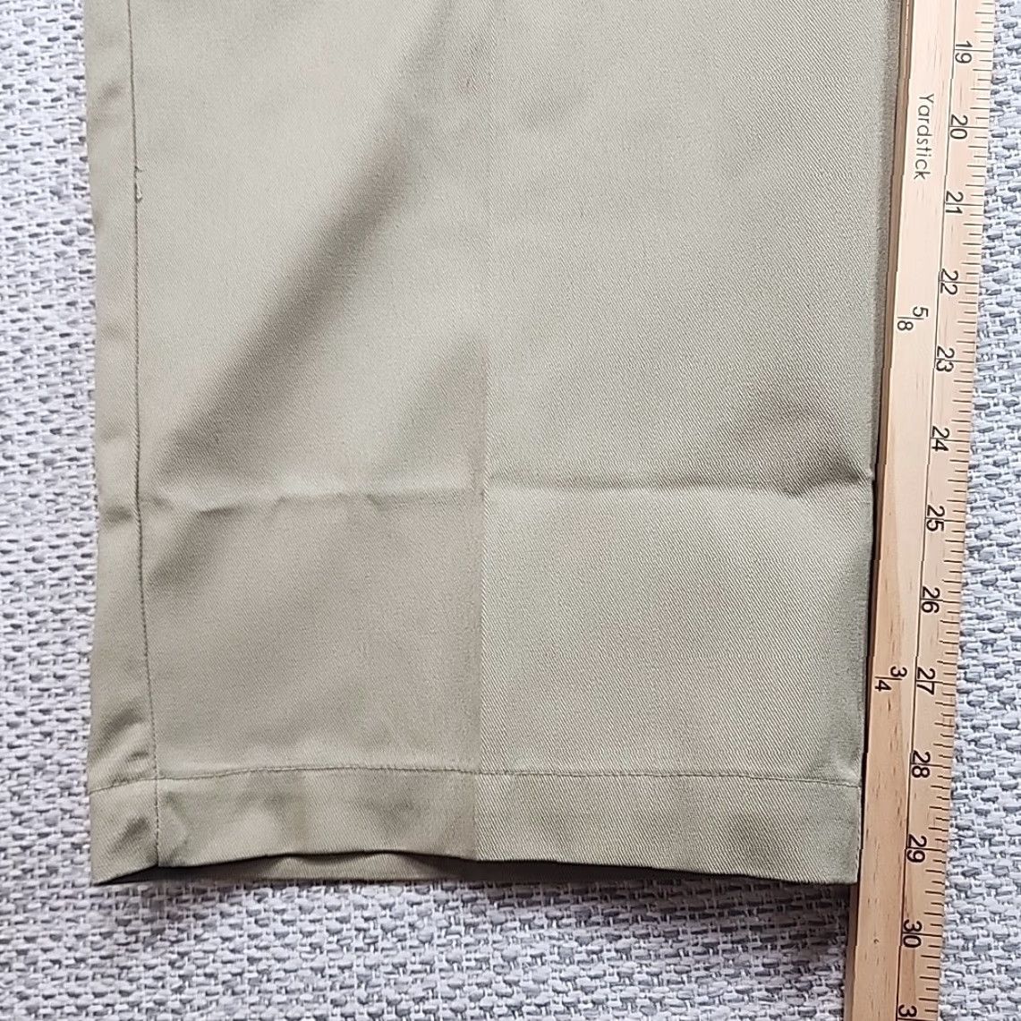 Dickies VINTAGE Dickies 874A Khaki Chino Pants Flat Front 50X30 Beige Workwear Mens NWT Dickies 874A Size US 34 / EU 50 - 7 Thumbnail