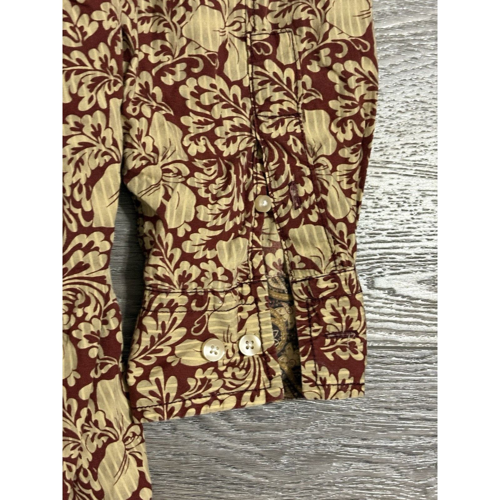 Tommy Bahama Tommy Bahama Red Floral Long Sleeve Button Up - Men’s Large Size US L / EU 52-54 / 3 - 6 Thumbnail