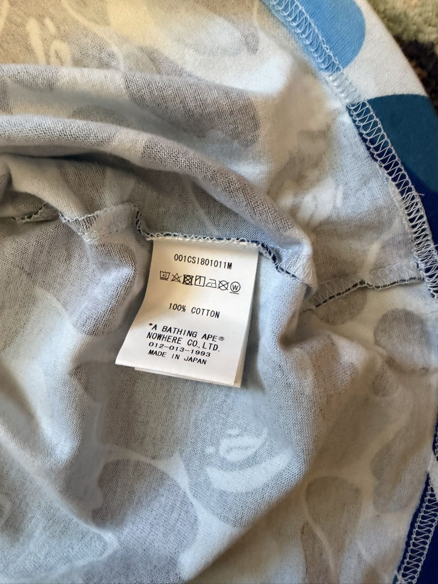 Bape Blue camo bape tee Size US XXL / EU 58 / 5 - 3 Thumbnail