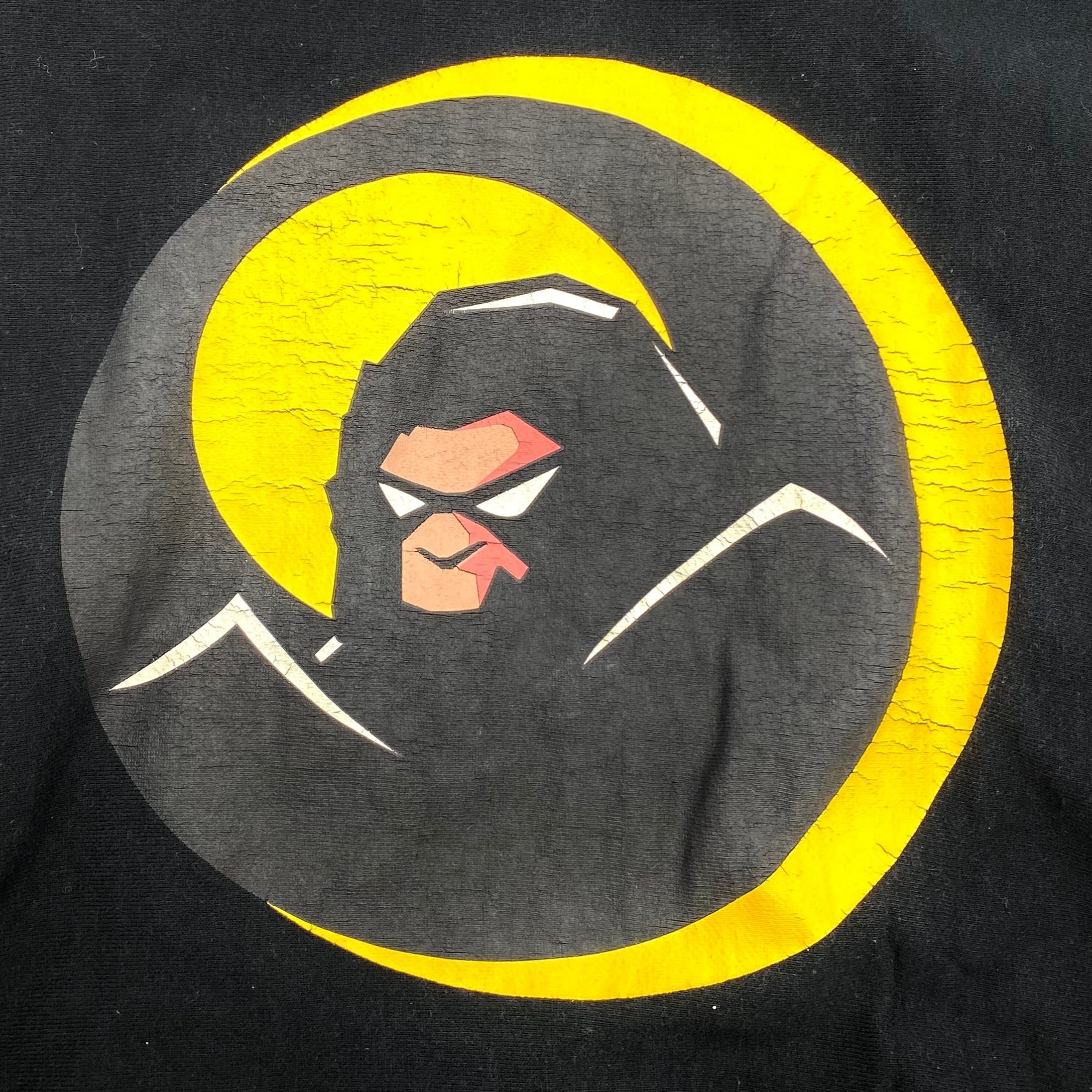Bape Vintage Bape A Bathing ape Bapeman Bad Man Moon Hoody Size US M / EU 48-50 / 2 - 4 Thumbnail