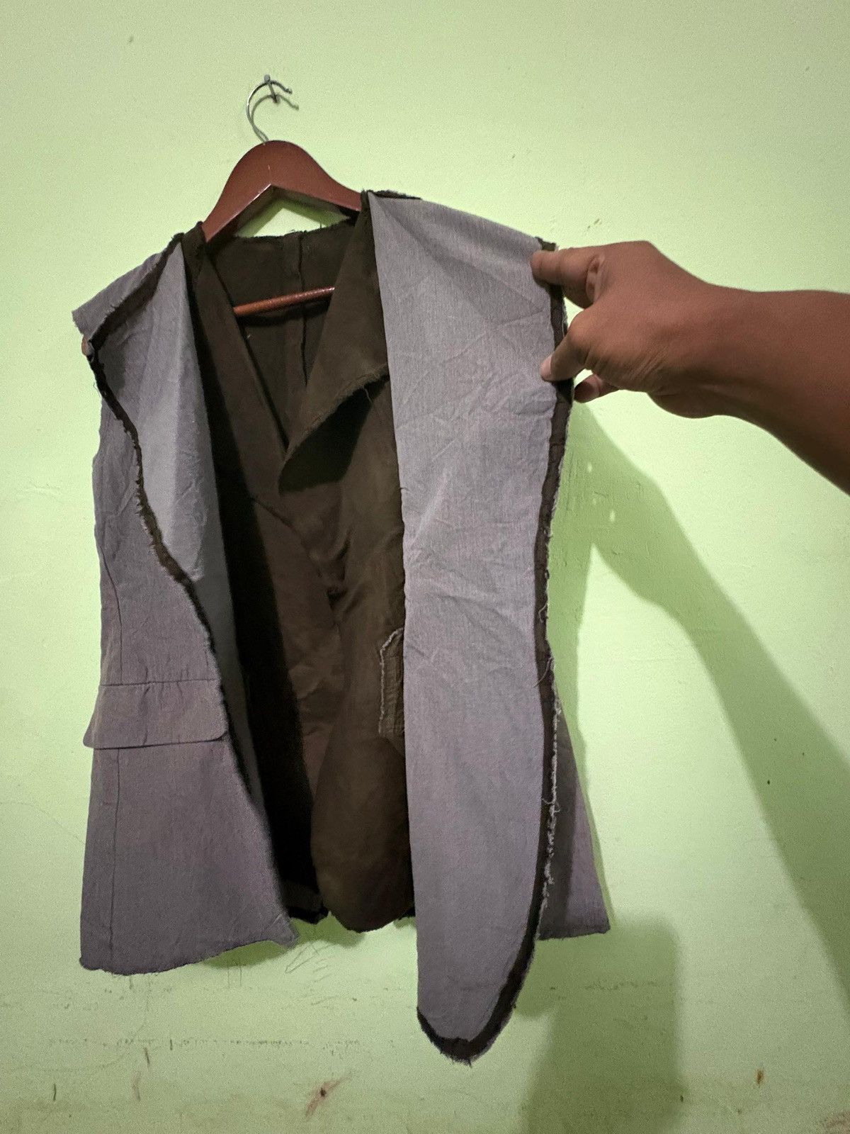 Comme des Garcons × Comme des Garcons Homme Plus VTG AD02 Comme Des Garcons Sleeveless Jacket Cardigan Stlye Size US M / EU 48-50 / 2 - 3 Thumbnail