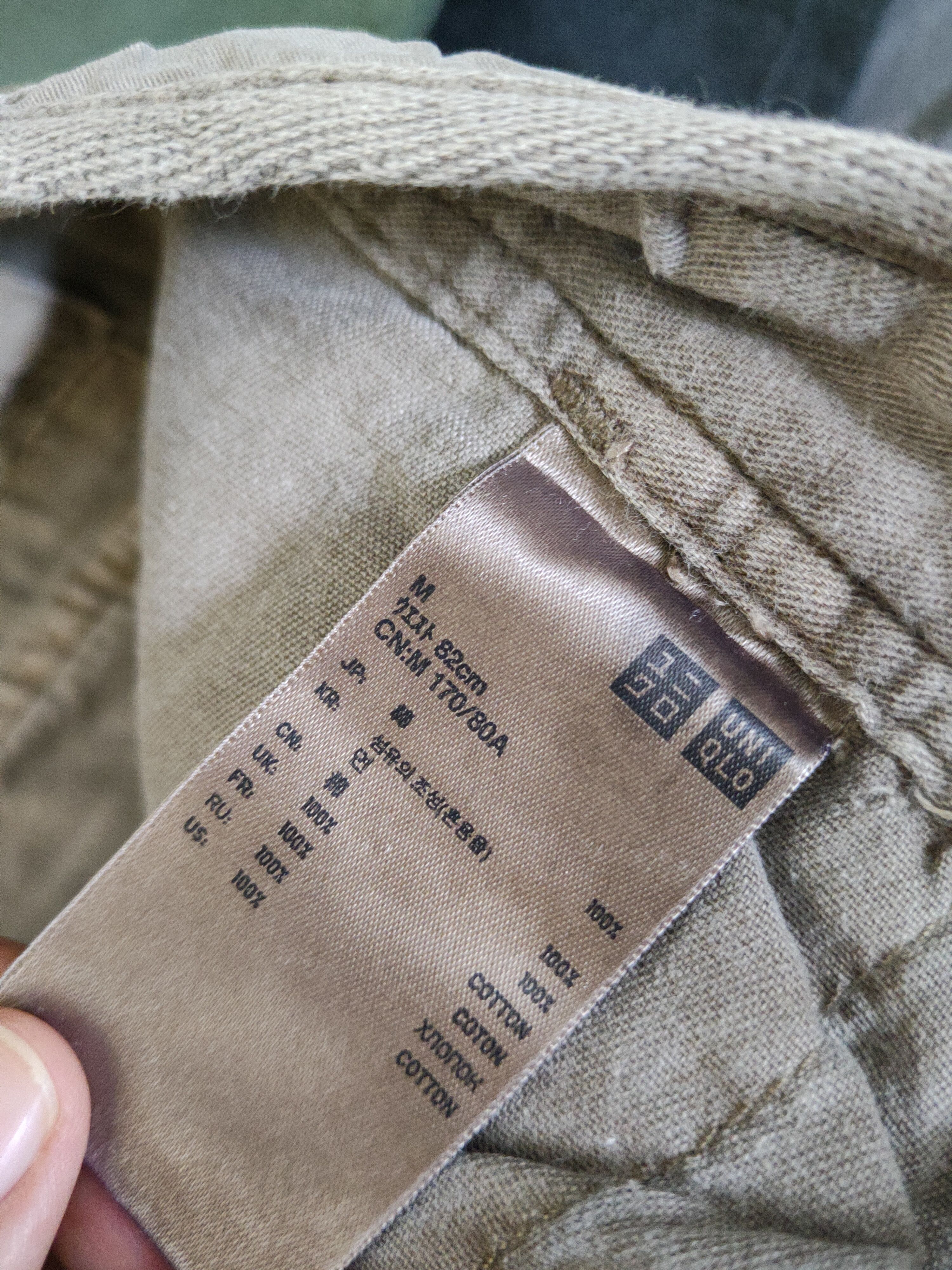Japanese Brand Uniqlo Olive Faded Multipocket Tactical Cargo Pants #W1896 Size US 32 / EU 48 - 13 Thumbnail