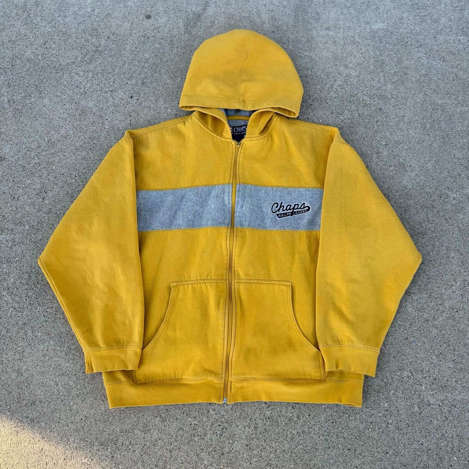 Chaps ralph lauren hoodie yellow online