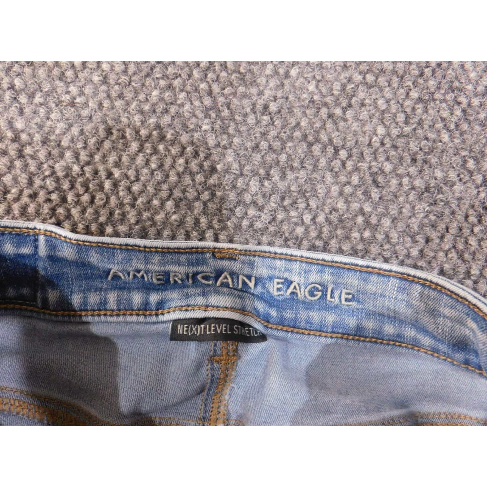 American Eagle Outfitters American Eagle Outfitters Jeans Womens 00 Blue High Rise Jegging Distressed Light Wash Regular Size 24" / US 00 / IT 34 - 3 Thumbnail