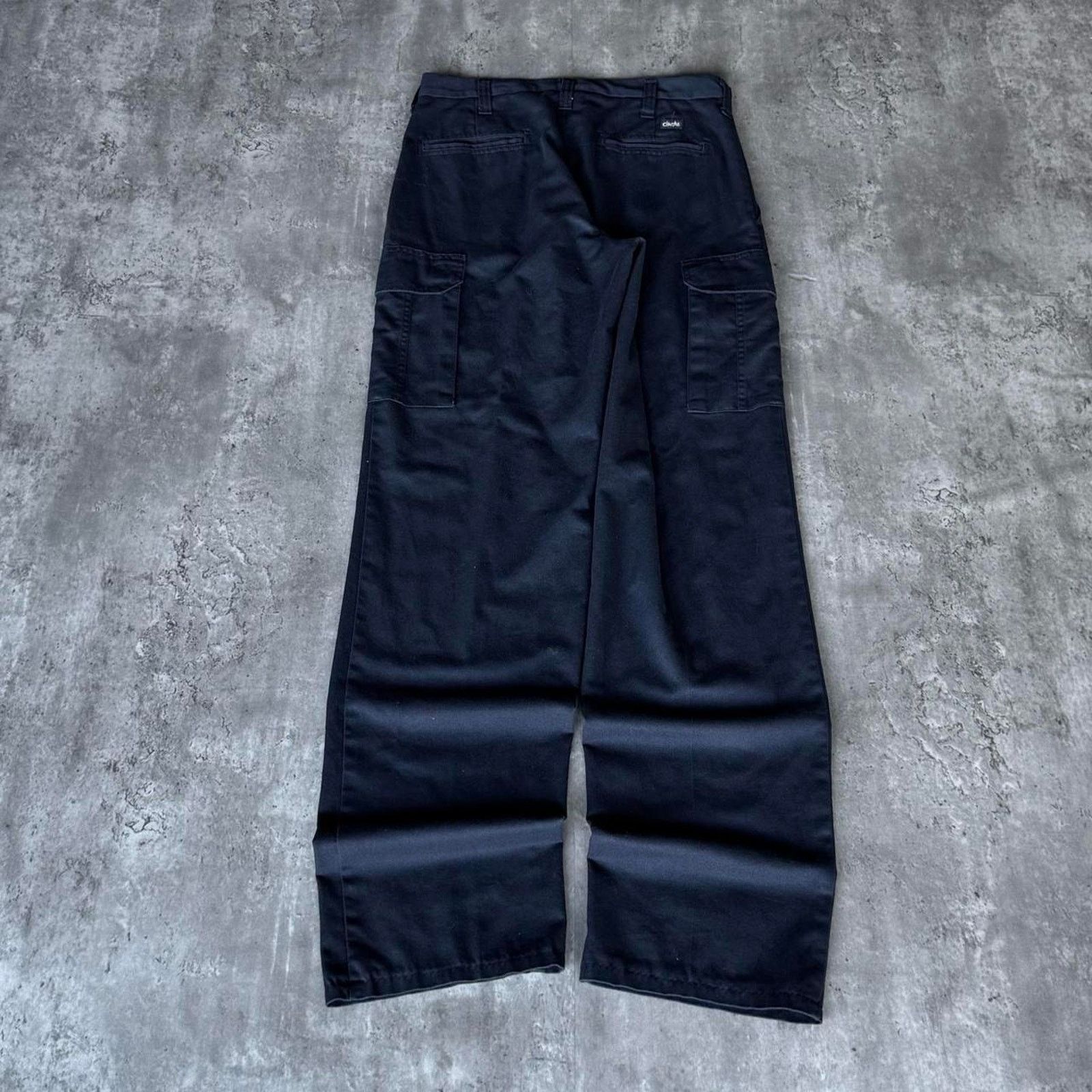 Japanese Brand × Vintage Vintage Y2K Carhartt Style Navy Blue Technical Cargo Pants Size US 31 - 2 Thumbnail
