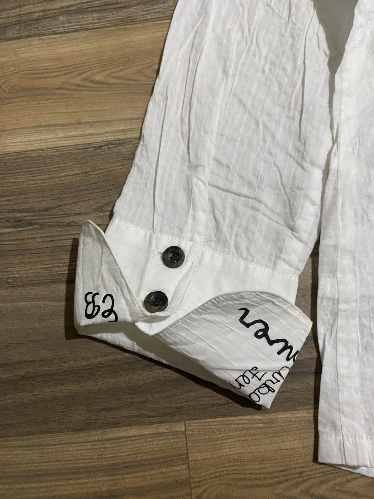 Japanese Brand CHAMOIS DEPO POEM BUTTON SHIRT Size ONE SIZE - 8 Thumbnail