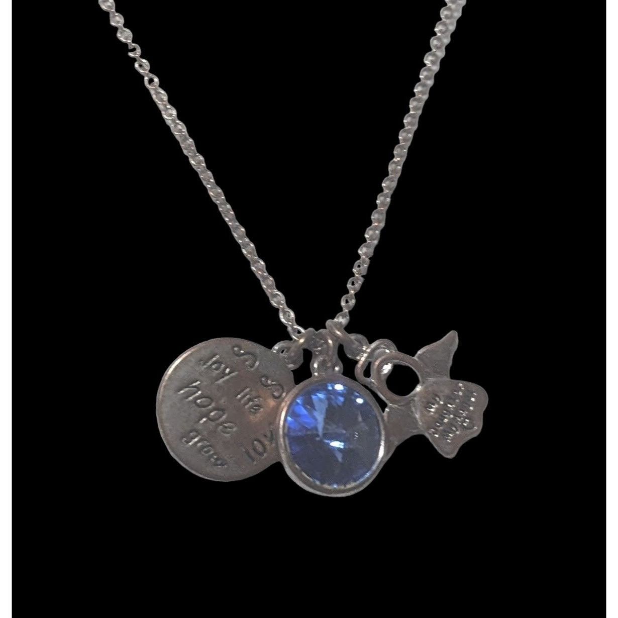 Other My Daughter My Angel Blue Charm Necklace Size ONE SIZE - 5 Thumbnail