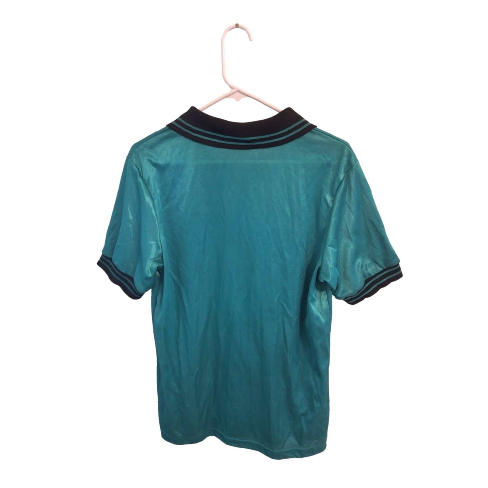 Vintage VINTAGE High Five 90s Soccer Polo Shirt Mens M Blue NWOT Deadstock US Made Size US M / EU 48-50 / 2 - 5 Thumbnail