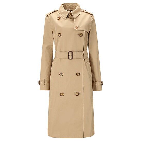 Burberry o1w1db10426 Trench Coat in Honey Size S / US 4 / IT 40 - 1 Thumbnail