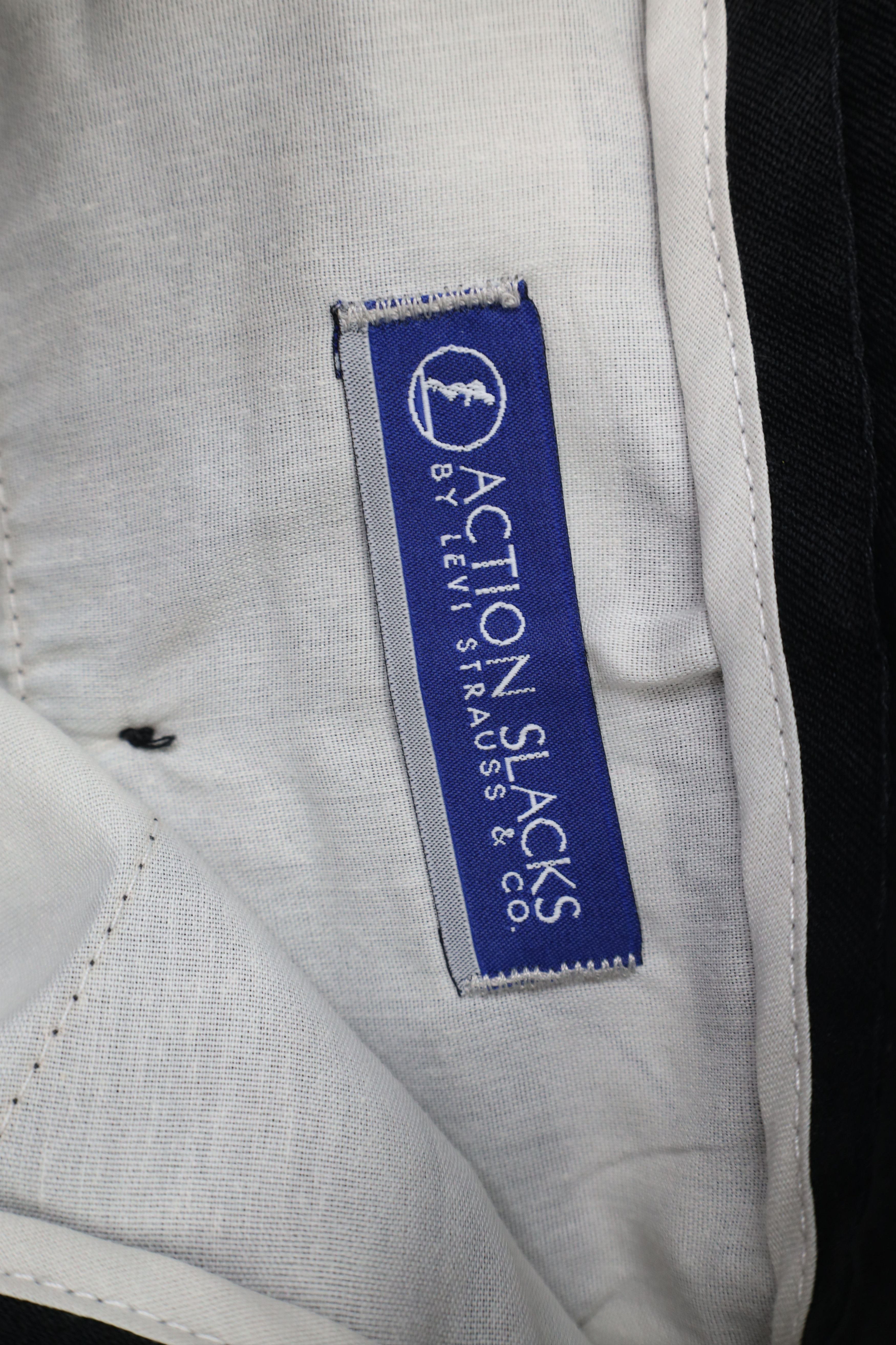 Levi's × Vintage Vintage Y2K 2004 Levis Wide Leg Chino Pants Trousers Black Size US 34 / EU 50 - 6 Thumbnail