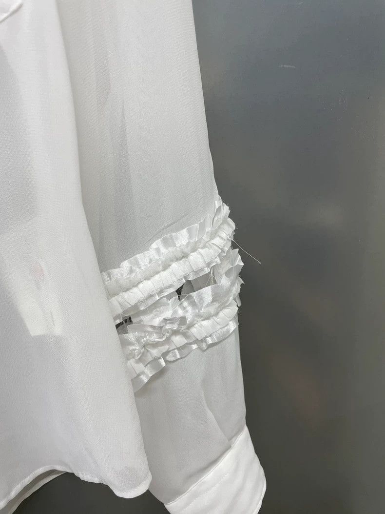 Comme des Garcons Comme Des Garcons Long Sleeve Shirt with Transparent Point Size XS / US 0-2 / IT 36-38 - 4 Thumbnail