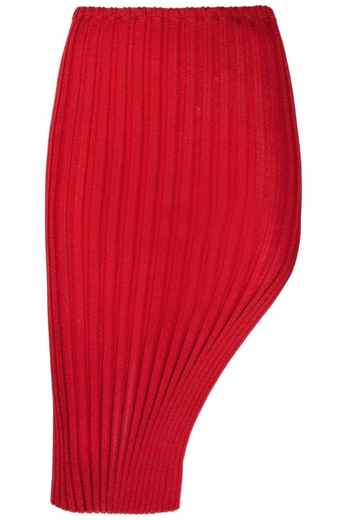 image of A Roege Hove Ara Midi Skirt in Rosso, Women's (Size 24)