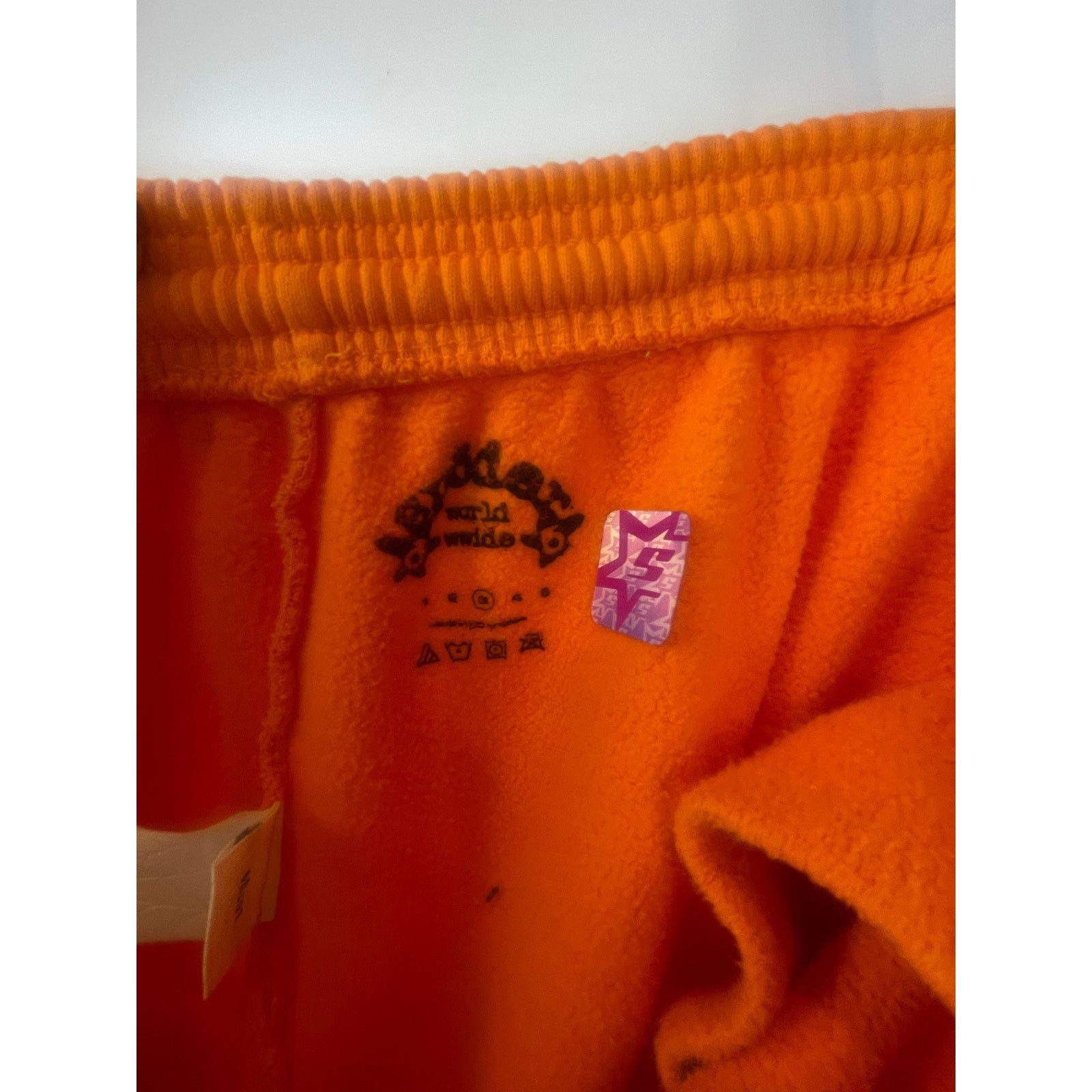 Other Sp5der Orange Beluga Sweatpants Size US 34 / EU 50 - 4 Thumbnail