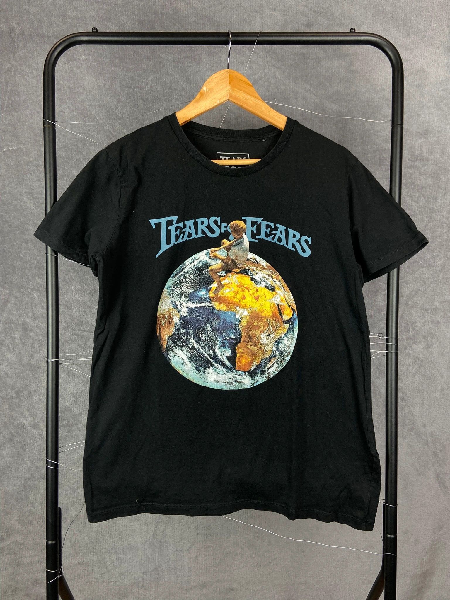 Other Tears for Fears vintage black Earth print tee M Size US M / EU 48-50 / 2 - 1 Thumbnail