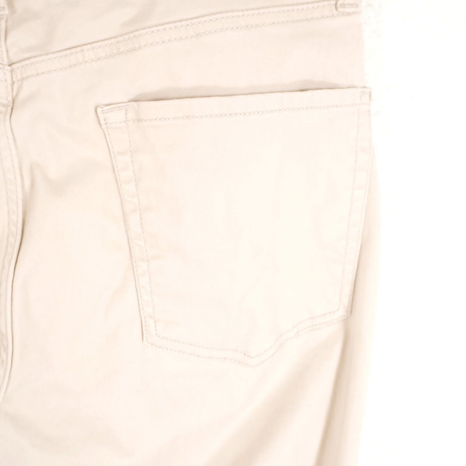Lucky Brand Lucky Brand 363 Vintage Straight Lightweight Cream Jeans Mid Size US 34 / EU 50 - 5 Thumbnail