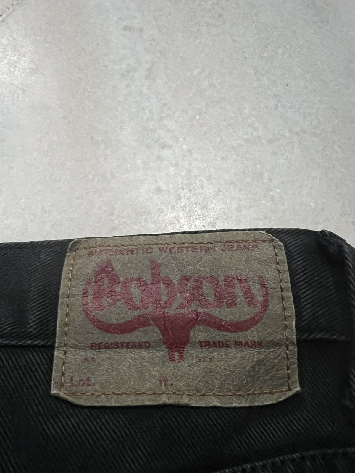 Japanese Brand VINTAGE 90’s BOBSON BUFFALO HEAD WASHED JEANS Size US 30 / EU 46 - 17 Thumbnail