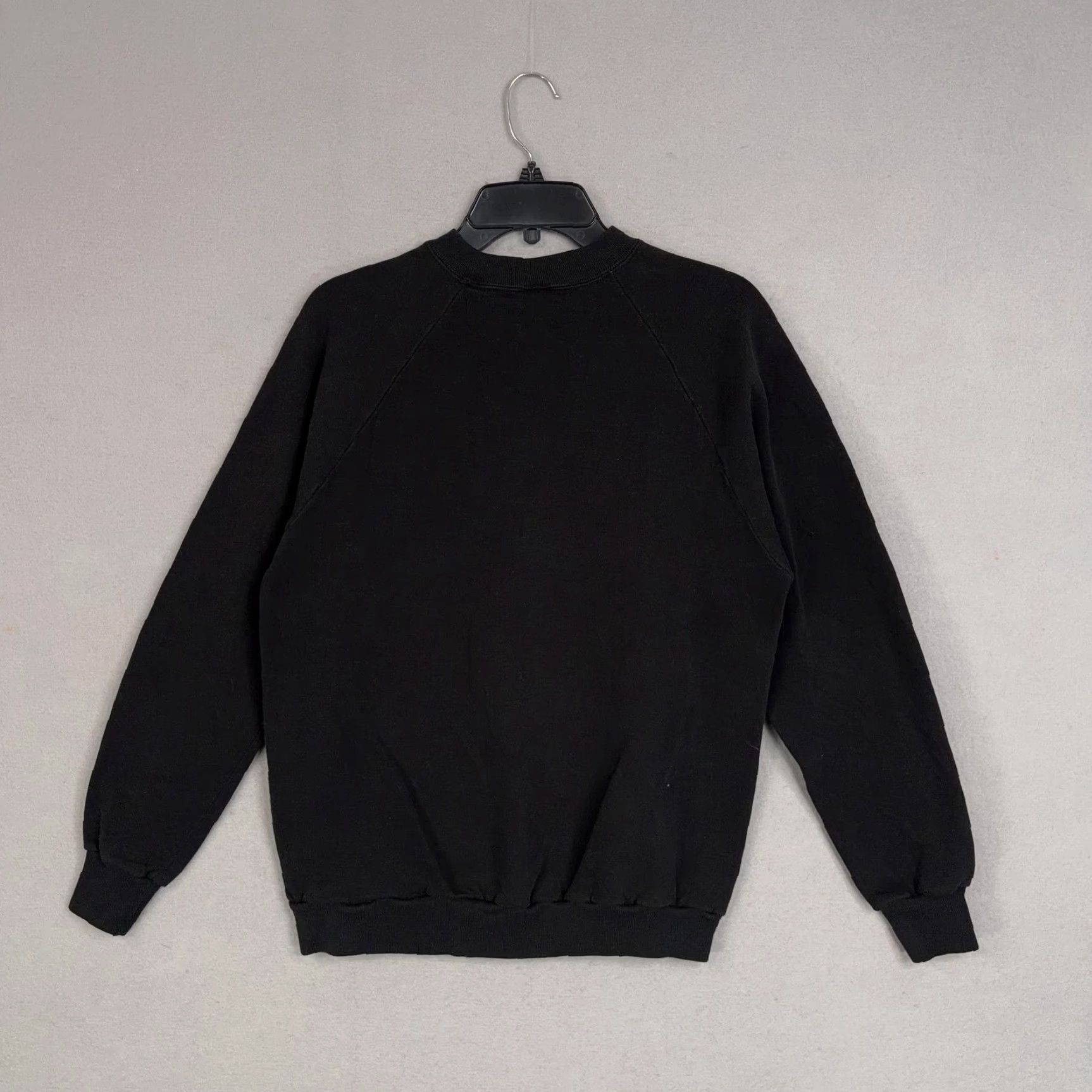 Jerzees VINTAGE Jerzees Sweatshirt Mens Large Black Whitewater Kanu River Graphic 80s Crewneck Pullover Size US L / EU 52-54 / 3 - 6 Thumbnail