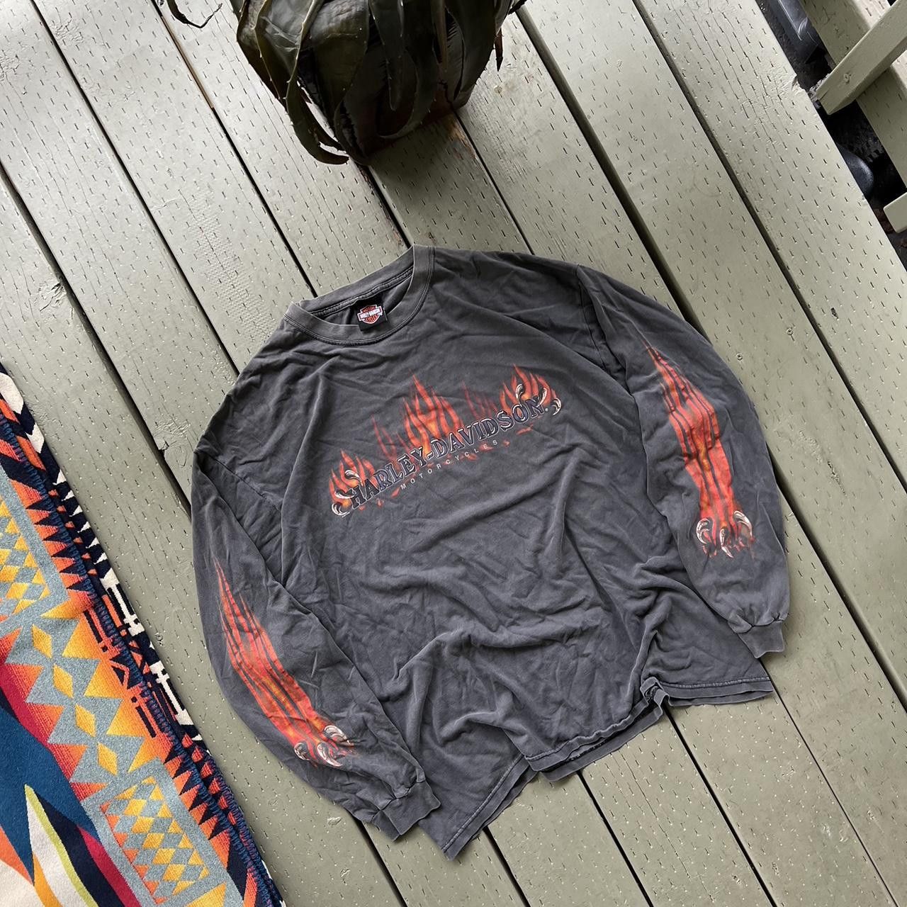 image of Harley Davidson Sweatshirt in Grey, Men's (Size XL)