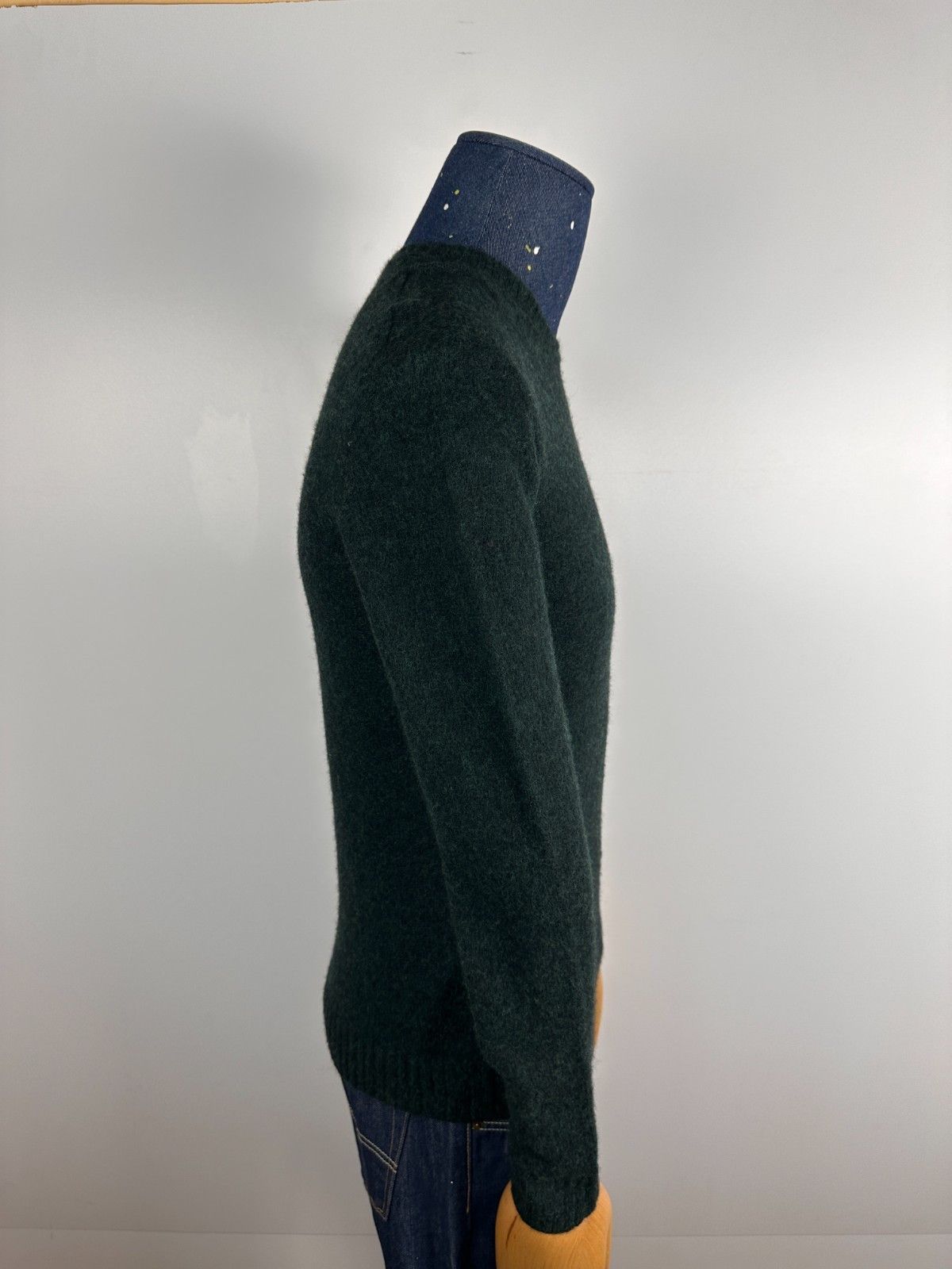 Zanone Zanone Crew Neck Sweater Knited Pullover Wool Green Size 48 Size US M / EU 48-50 / 2 - 6 Thumbnail