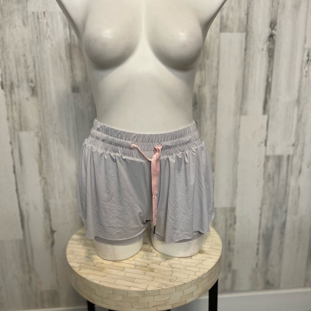 Other Gray Athletic Skort Women’s Small Elastic Waist Drawstring Active Tennis Shorts Size 26" / US 2 / IT 38 - 2 Thumbnail