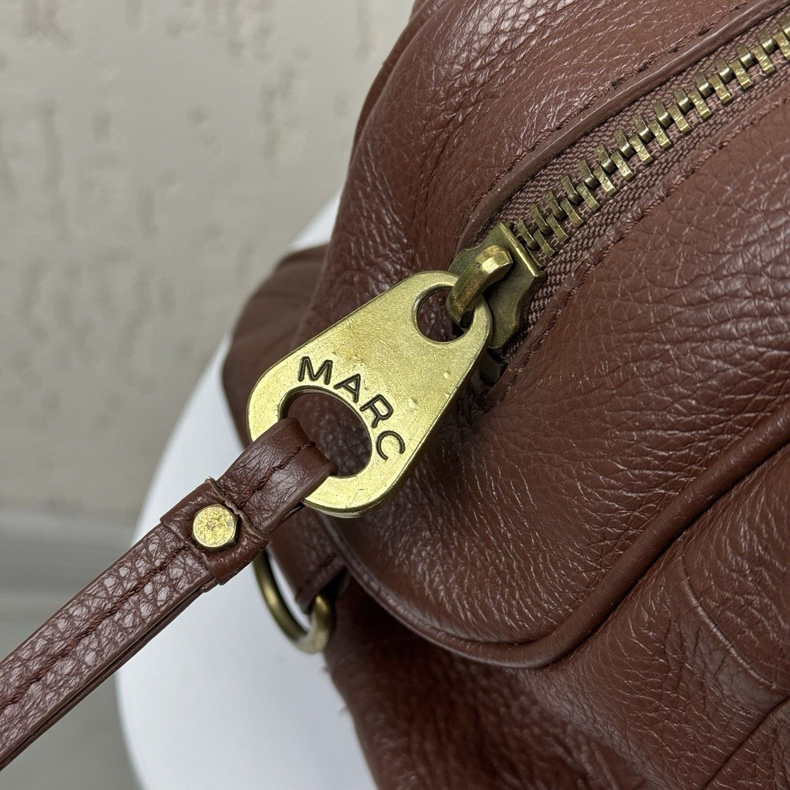 Marc by Marc Jacobs Marc by Marc Jacobs Handbag 2000s Y2k Vintage Leather Brown Size ONE SIZE - 8 Thumbnail