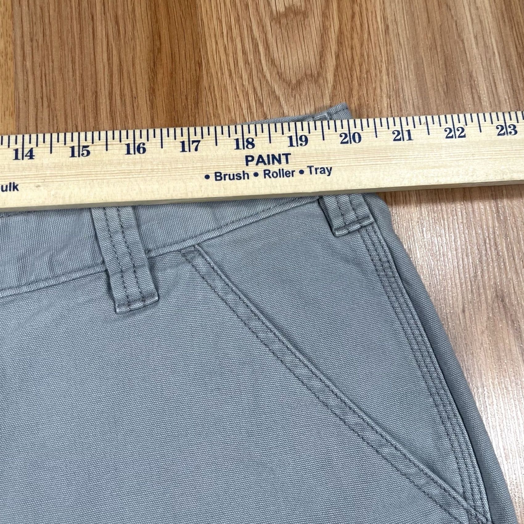 Carhartt Carhartt Shorts Mens 42 Gray Loose Fit Stretch Flat Front Khaki Chino Slack Size US 42 / EU 58 - 4 Thumbnail
