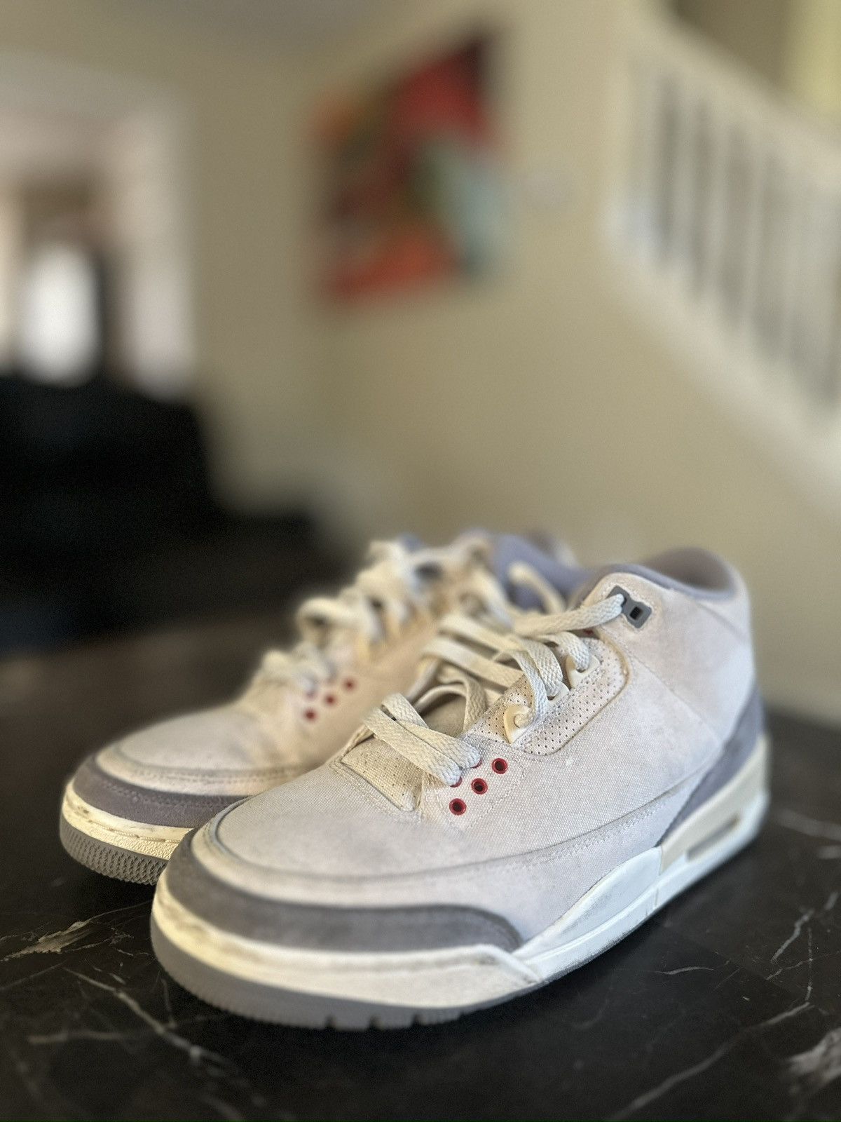 Jordan Brand Jordan 3 Muslin 10.5 Size US 10.5 / EU 43-44 - 6 Thumbnail
