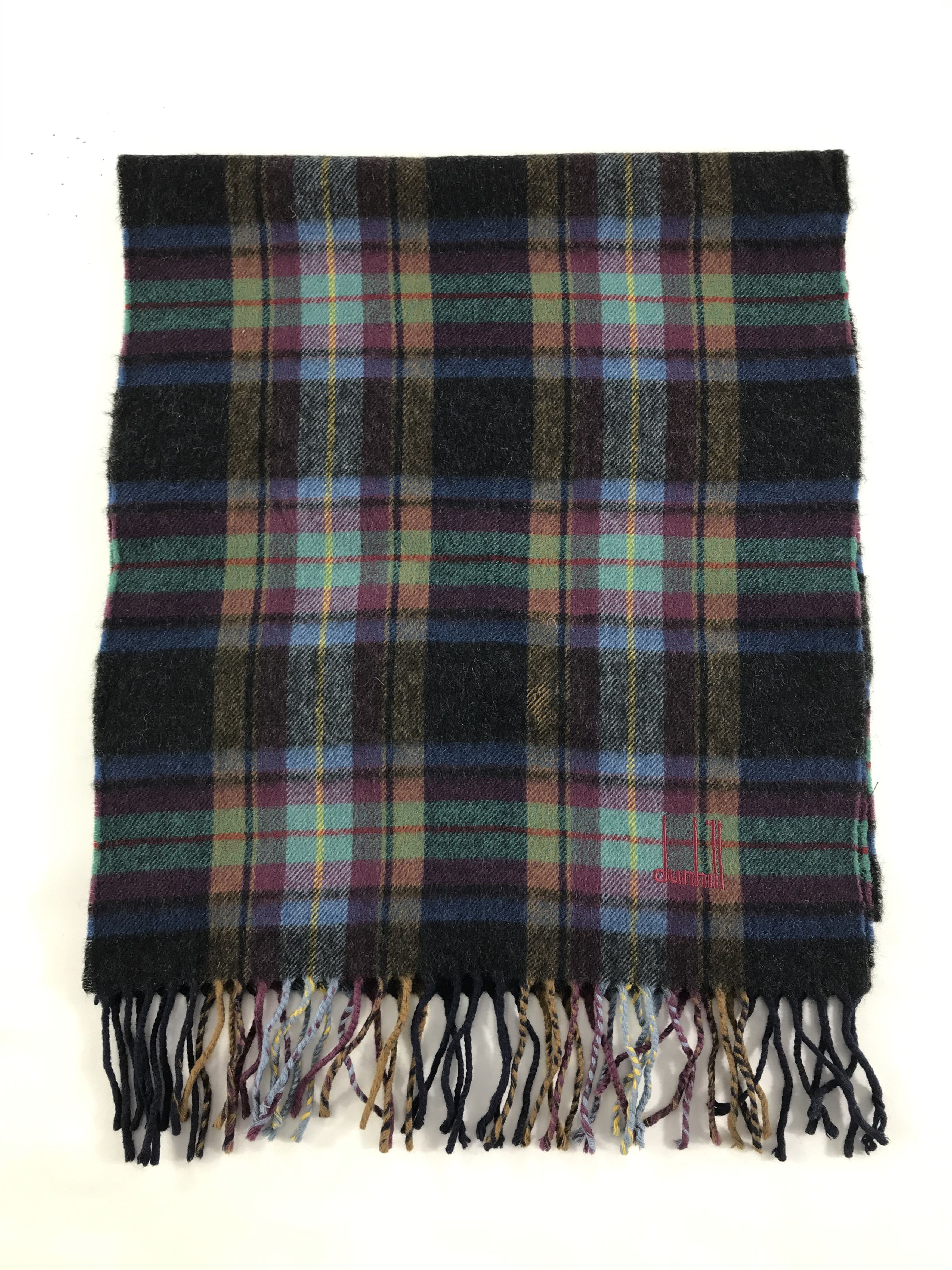 Alfred Dunhill × Vintage Alfred Dunhill Scarf / Muffler / Neckwear - WW2336 Size ONE SIZE - 2 Thumbnail