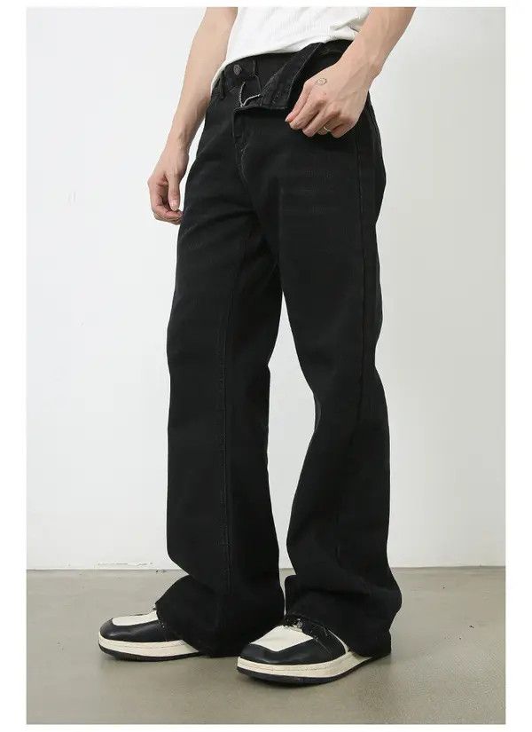 Japanese Brand Rina American high street flared slim straight casual jeans Size US 34 / EU 50 - 5 Thumbnail