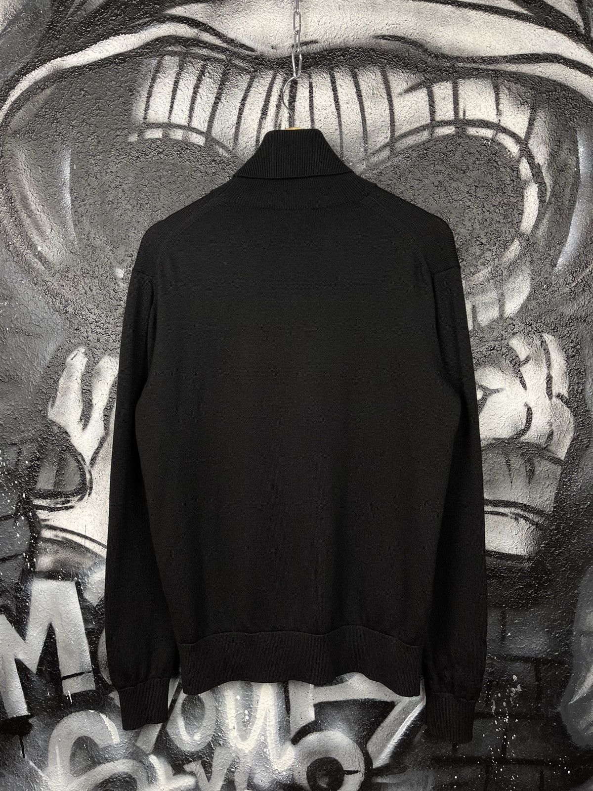 Kenzo Kenzo Black Turtleneck Sweater Embroidered Logo Men’s Size M Size US M / EU 48-50 / 2 - 4 Thumbnail