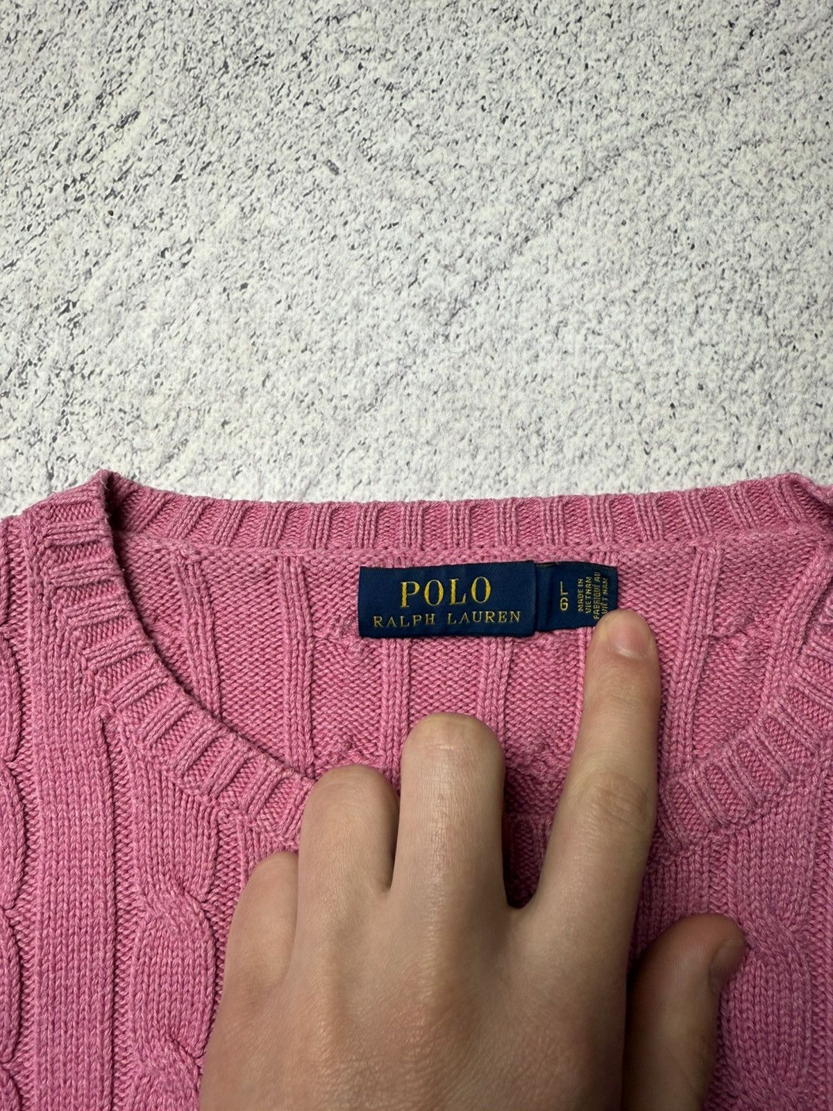 Polo Ralph Lauren Women’s Vintage Polo Ralph Lauren knitted Sweater luxury Size L / US 10 / IT 46 - 7 Thumbnail