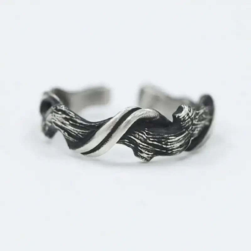 Jewelry × Vintage Vintage Floating Wood Design Ring Size ONE SIZE - 2 Thumbnail