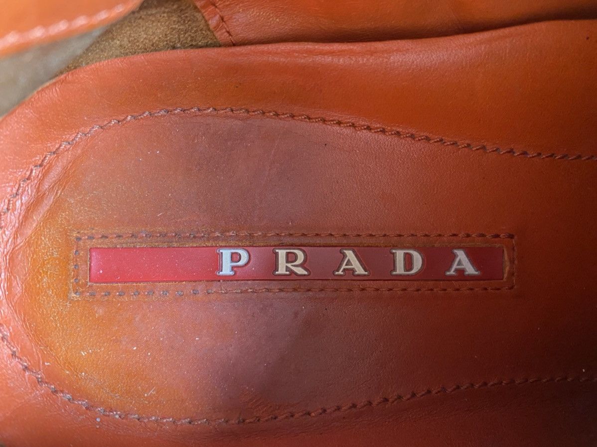 Prada Prada match blue leather trainer sneakers Size US 11.5 / EU 44-45 - 15 Thumbnail