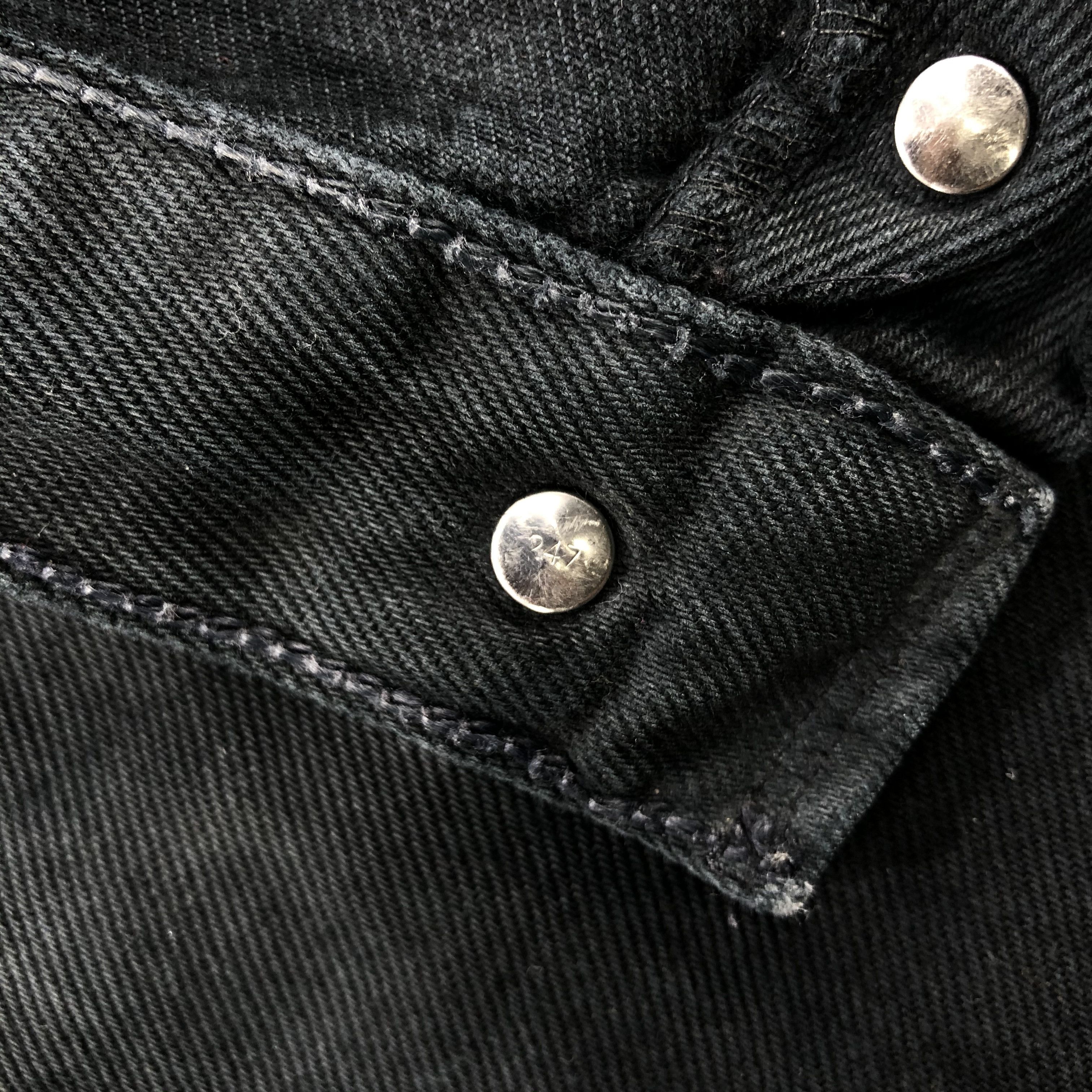 Levi's × Vintage Vintage 90s Faded Black Levis 501 Jeans-JM1503 Size US 37 - 9 Thumbnail