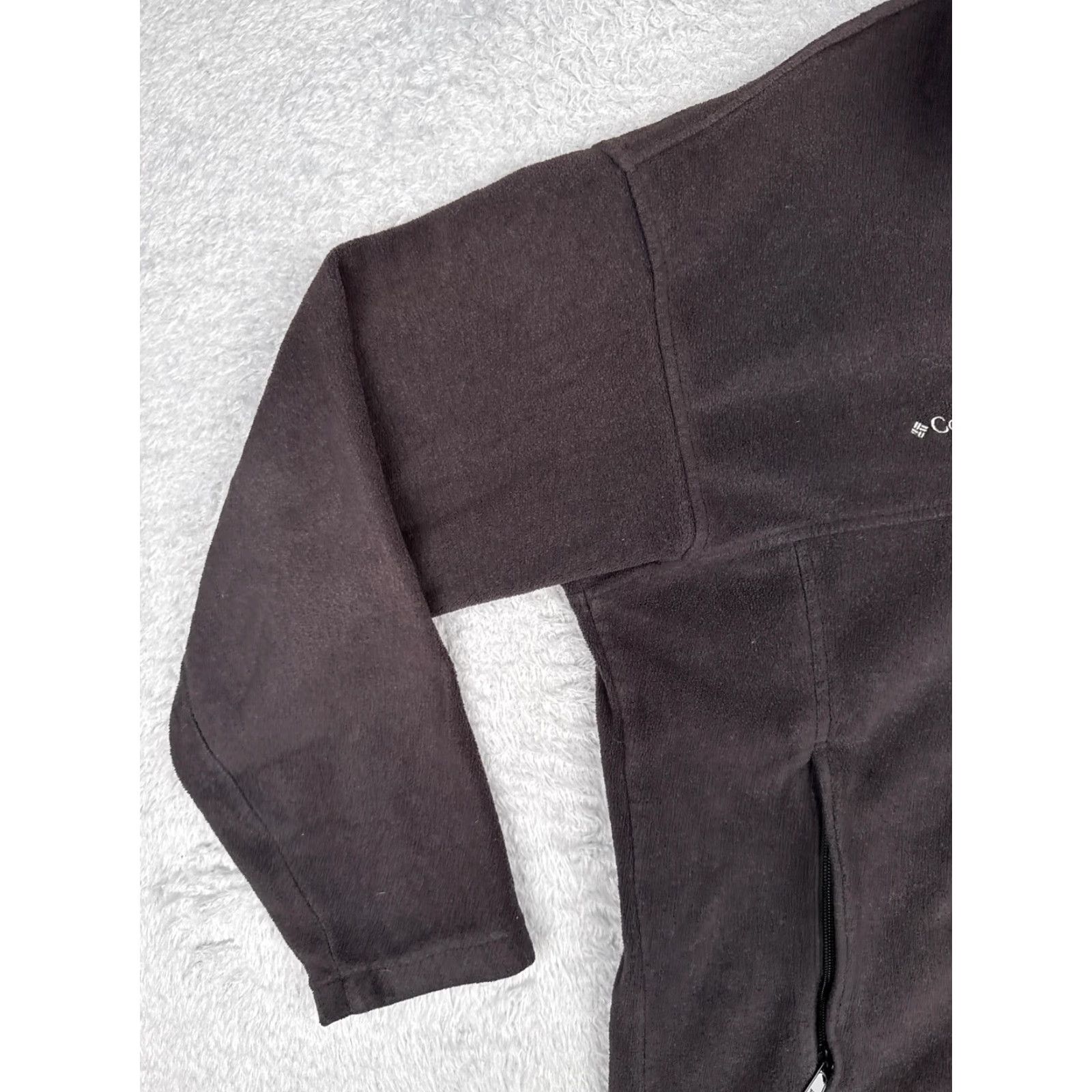 Vintage Columbia Jacket Mens 2XL Black Fleece Full Zip Stand Collar Outdoor Hiking Size US XXL / EU 58 / 5 - 3 Thumbnail