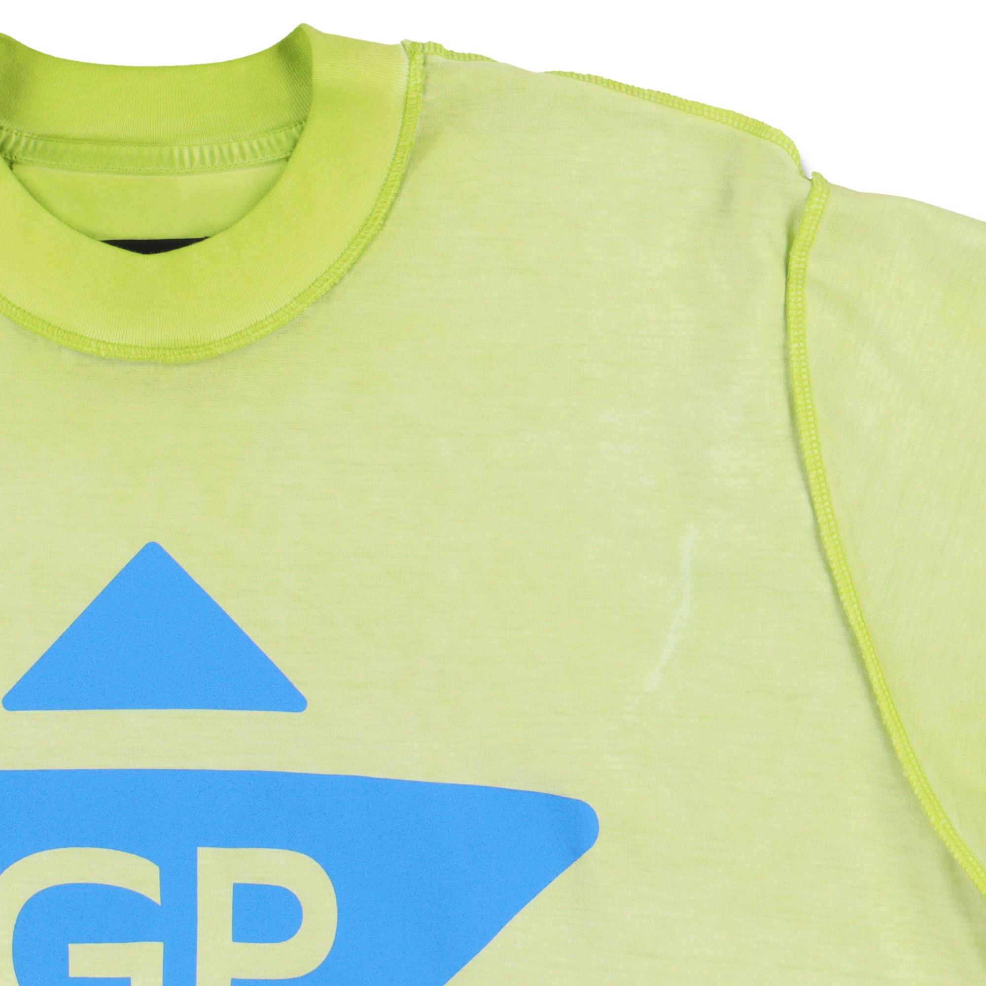 (B).Stroy × Givenchy Green Inside Out Global Peace Logo Oversized T-Shirt Size US XXS / EU 40 - 6 Thumbnail