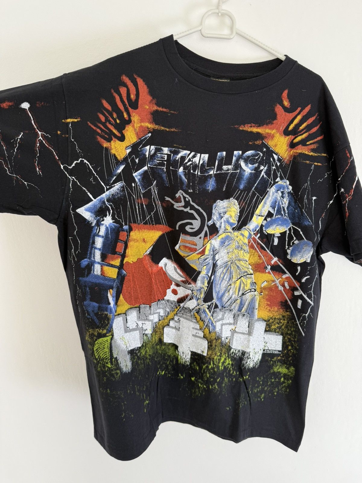 Vintage Metallica vintage merch tee t shirt xl metal all over print Size US XL / EU 56 / 4 - 2 Thumbnail