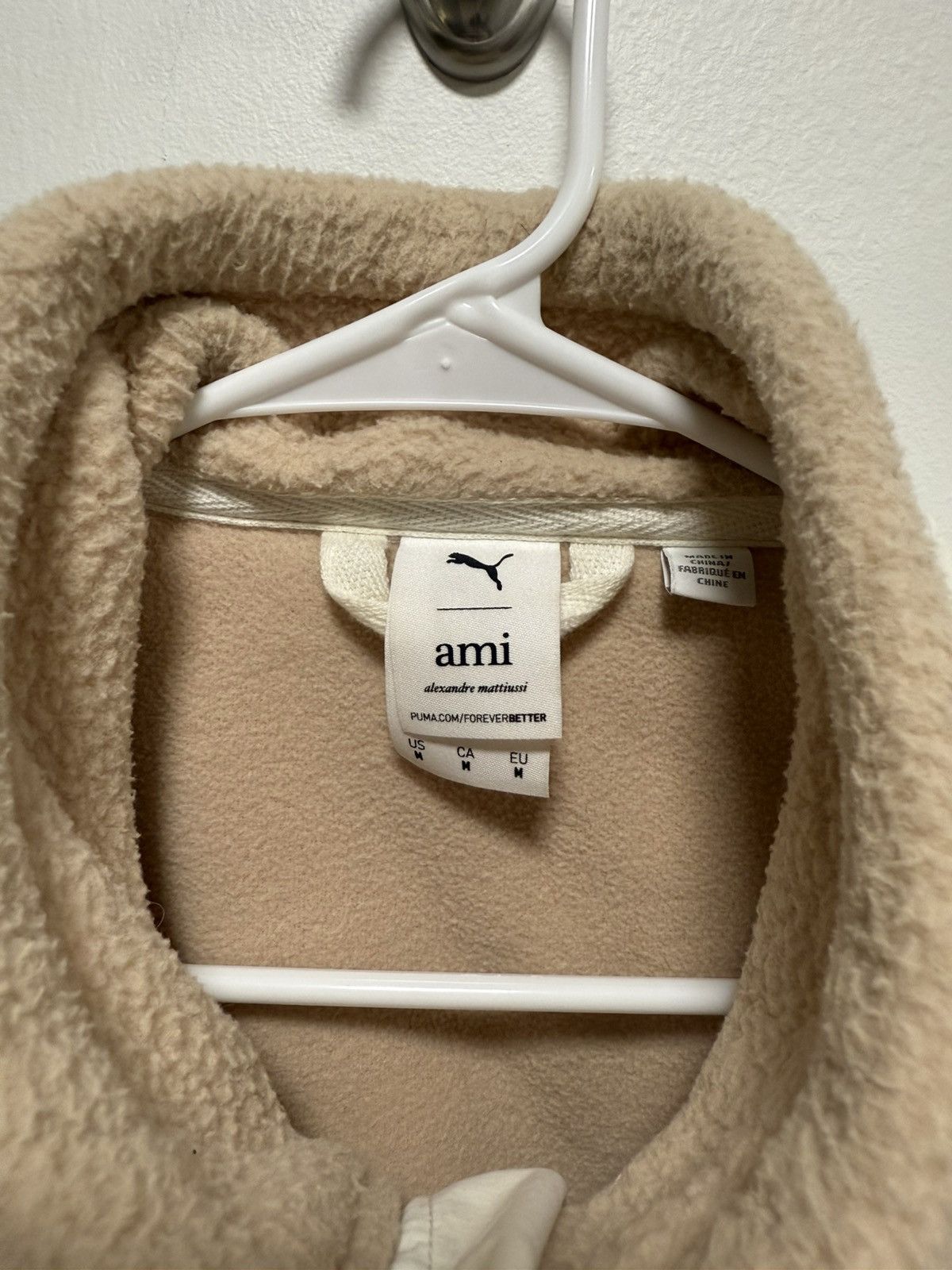 AMI Puma x AMI Faux Sherpa Jacket Size US M / EU 48-50 / 2 - 4 Thumbnail