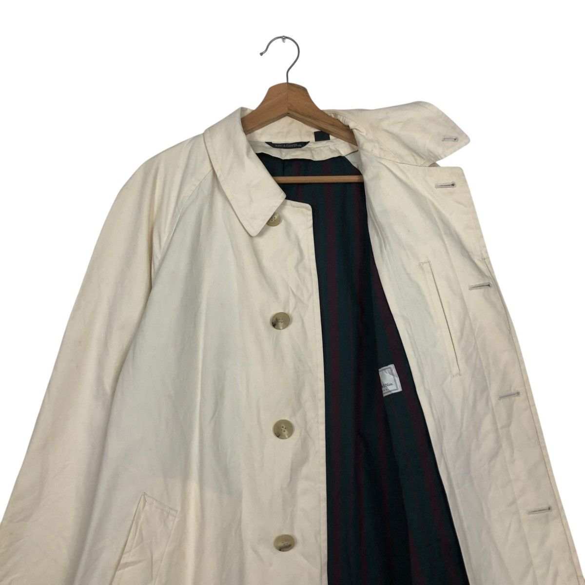 Kent & Curwen 🔥VINTAGE LONG JACKET TRENCH COAT KENT & CURVEN BLANKET Size US M / EU 48-50 / 2 - 13 Thumbnail
