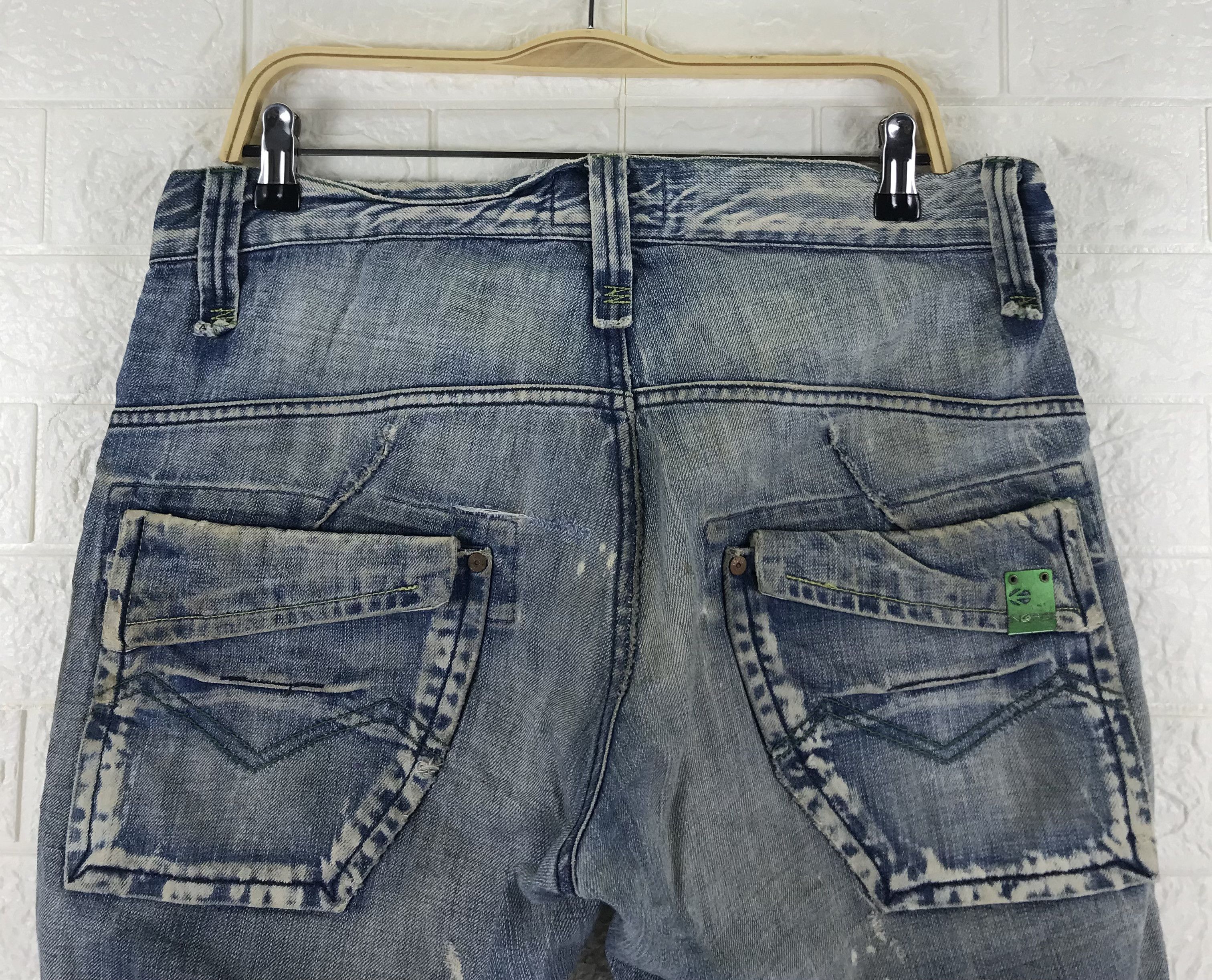 Energie Vintage Energie Faded Blue Bush Jeans Size US 34 / EU 50 - 6 Thumbnail