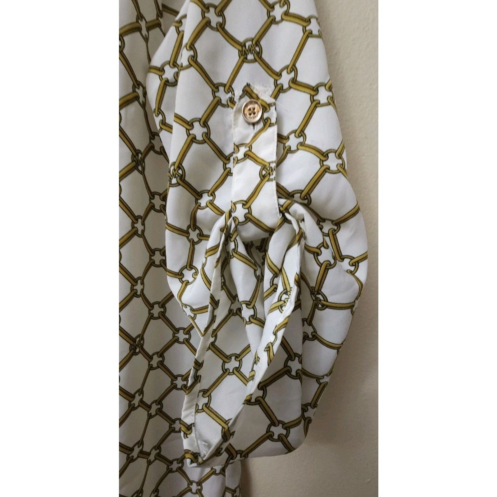 Michael Kors Michael Kors Womens Gold Button Dress Size Medium. MSRP $155 Size M / US 6-8 / IT 42-44 - 5 Thumbnail